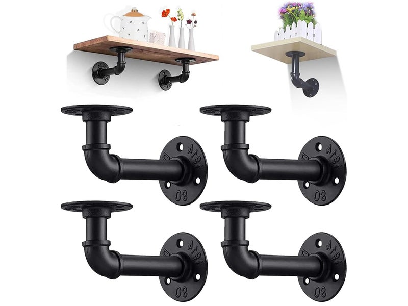 Wall Shelf Brackets Industrial Pipe Shelves Bracket Carousel 1