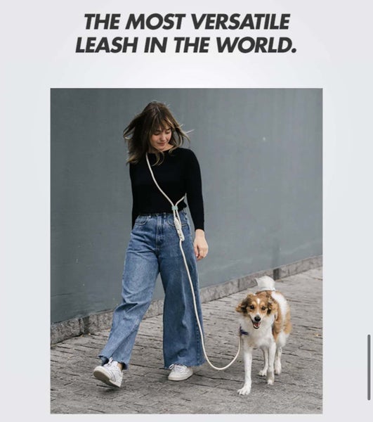 ZEE.DOG HANDSFREE LEASH - VANILLA! Carousel 2