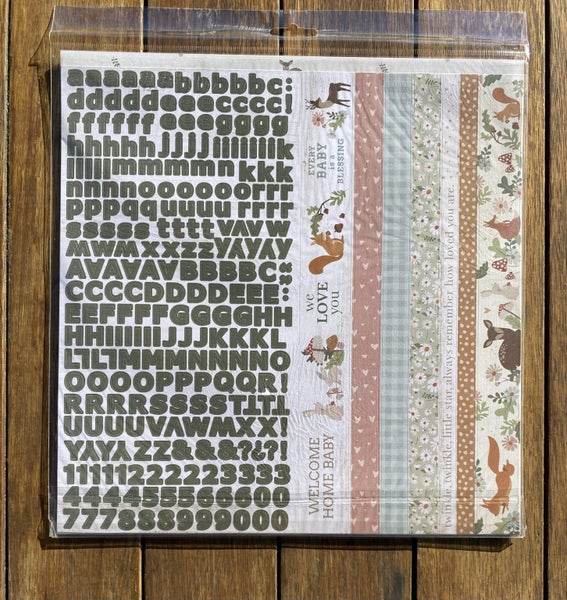 KAISERCRAFT 12 x 12 PAPER PACK - FOREST FRIENDS Carousel 2
