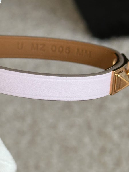 Hermes Mini Rivale Bracelet - Mauve Pale Carousel 2