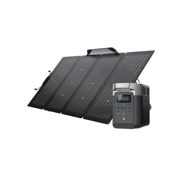 EcoFlow Delta 2 + 220W BiFacial Solar Panel Carousel 1