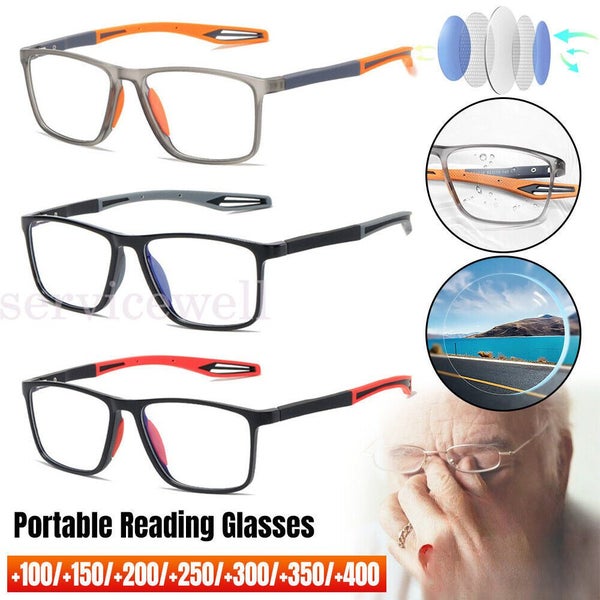 Portable Non Slip Readers Anti-blue Light Reading Glasses For Men Women Carousel 1