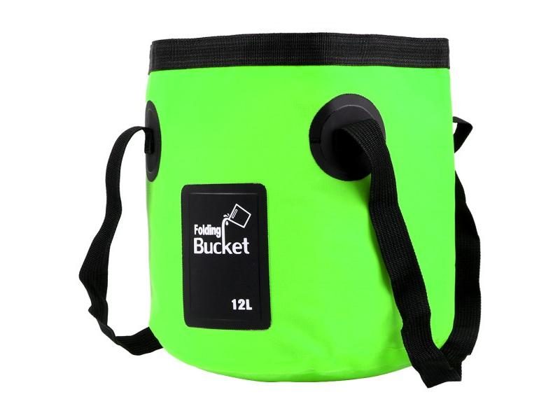 12L Car Washer Bucket Folding Bucket Auto Wash Bowl Sink Washing Bag Portable Carousel 1