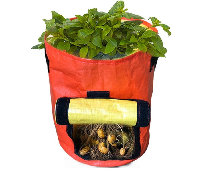 Potato Grow Bags 10 Gallon PE Planter Pots Planting Bags with Flap Window Carousel 1