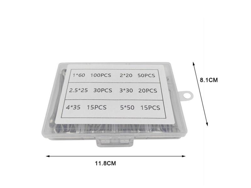 230PCS Cotter Pins Set For Car With M1-M5 Sizes Carousel 1