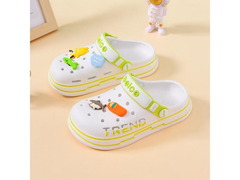 Boys Girls Adorable Clogs Garden Shoes With Charms Comfortable Sandals For Kids Carousel 1