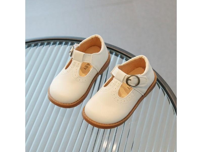 Black Boys/Girls PU Leather Shoes Spring New British Style Kid Shoes Carousel 1