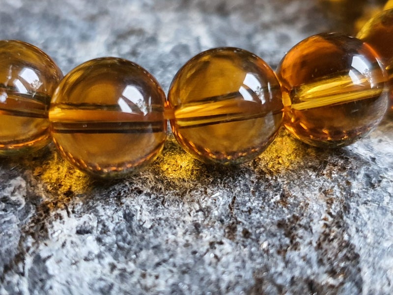 AMBER CRYSTAL BEADED BRACELET HEALING CALMNESS and WELLBEING (NZ MADE) Afterpay Carousel 2