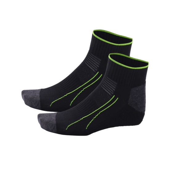 8 x Unisex Puma Performance Training Quarter Crew Black Socks Carousel 2