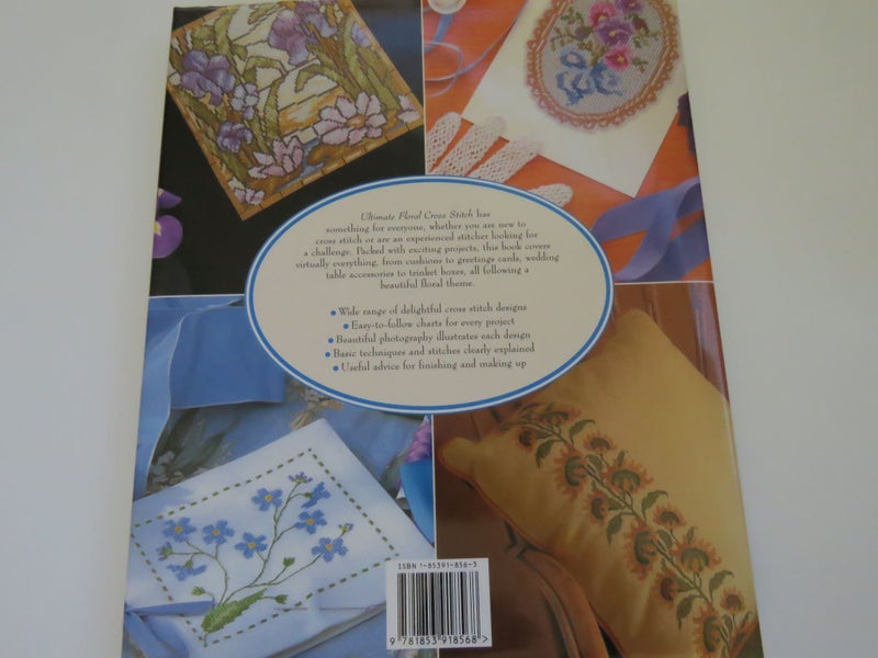 Ultimate Floral Cross Stitch book- see photos for contents / examples of pattern Carousel 8