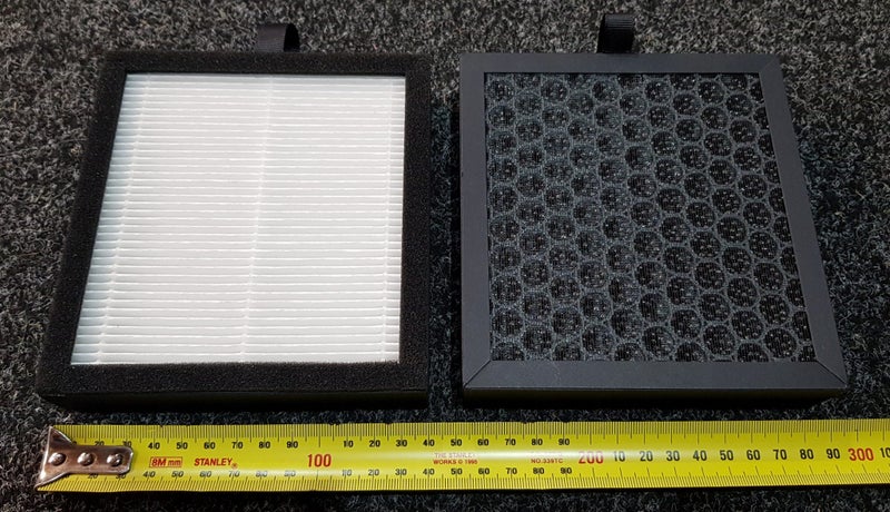 HEPA Activated Carbon composite Air Filter - 146X136X29mm Carousel 2