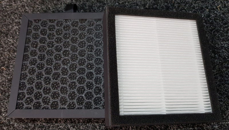 HEPA Activated Carbon composite Air Filter - 146X136X29mm Carousel 1