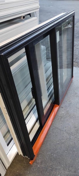 Barnd new aluminium sliding window - matt black Carousel 2