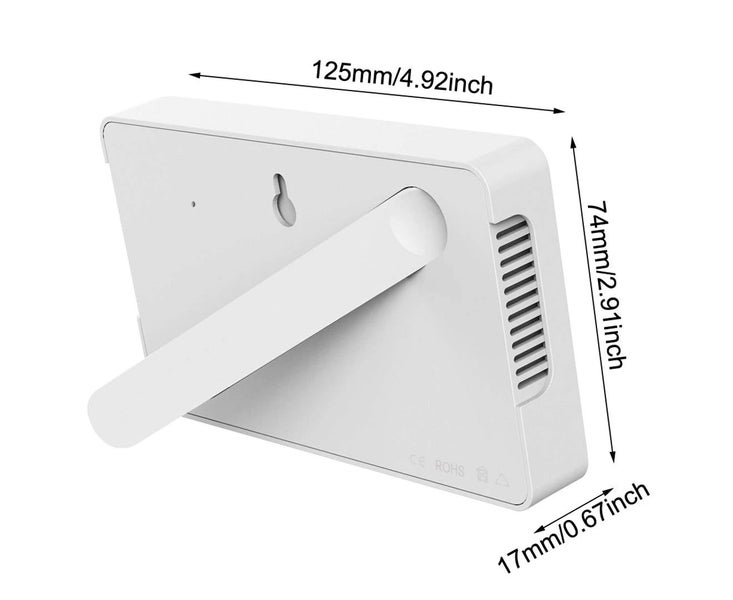 Multifunction Chargeable Thermometer Hygrometer Automatic Electronic Temperat... Carousel 2