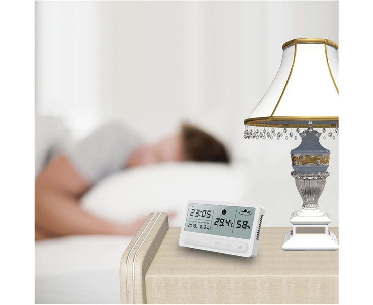 Multifunction Chargeable Thermometer Hygrometer Automatic Electronic Temperat... Carousel 5