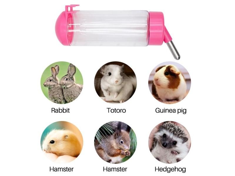 500Ml Hamster/Rabbit Pet Water Dispenser Hanging Bottle Drinker Carousel 1