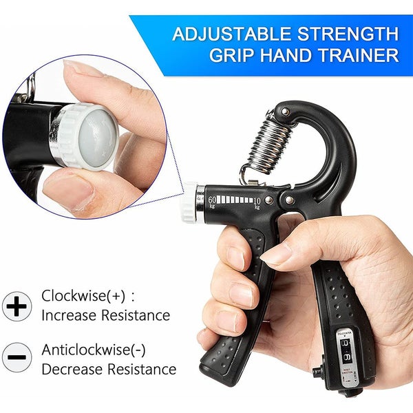 Hand Grips Strengthener Men and Women Arm Spring Finger Massager Carousel 7