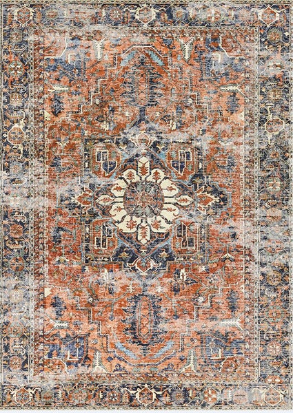 Vintage Floor Mat Rugs 160x 230cm MACHINE WASHABLE Carousel 2