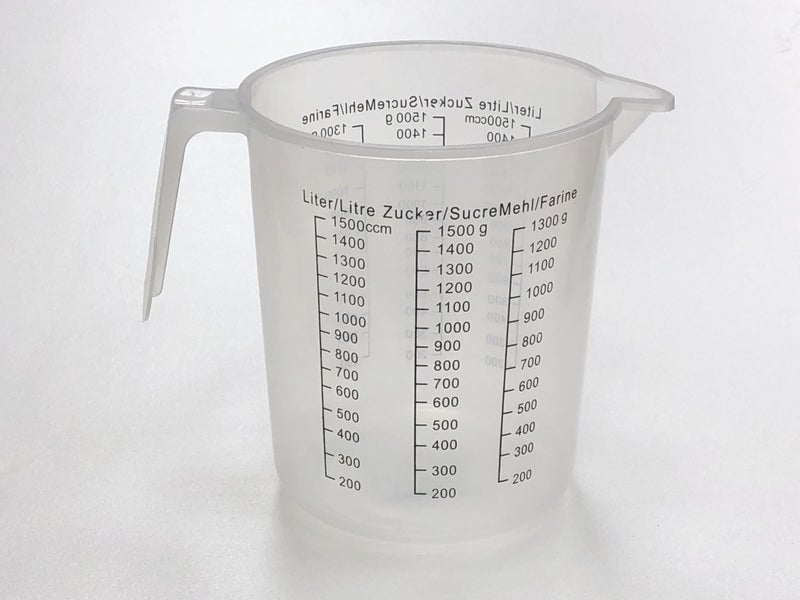 Plastic Measuring Jug 14.5 x 15cm 1500mL Carousel 1