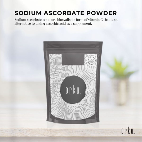 2Kg Sodium Ascorbate Powder - Vitamin C Buffered Pharmaceutical Ascorbic Acid Carousel 2