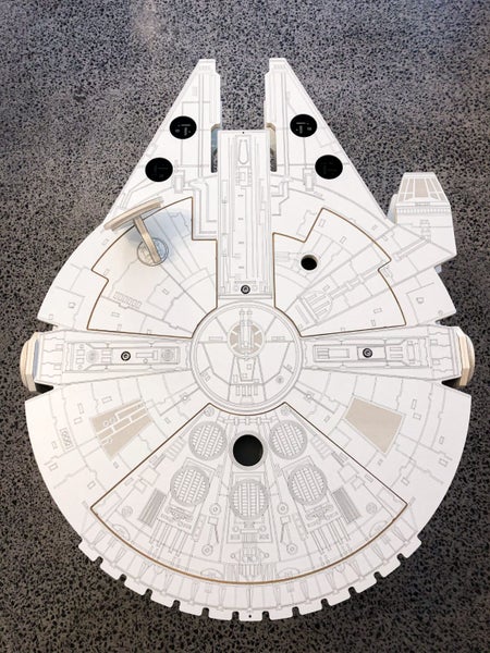 Star Wars Millennium Falcon Inspired Kids Table - Kids Desk - Side Table Carousel 2