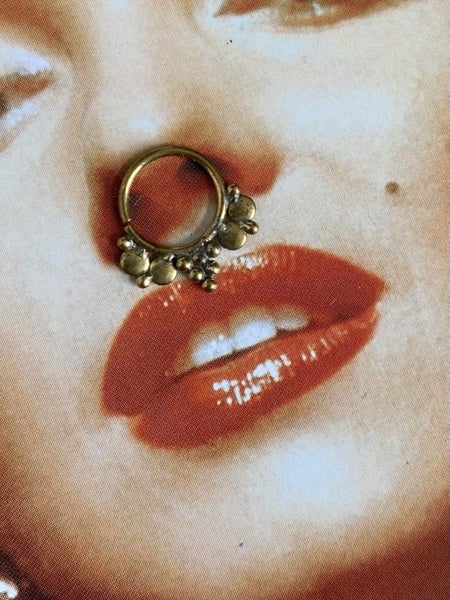 BRAND NEW boho gold septum rings Carousel 11