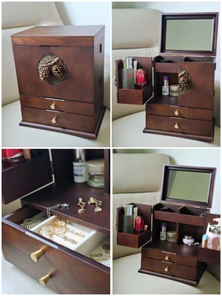 Stylish Wooden Jewelry Box – Organize & Showcase Your Treasures Carousel 15