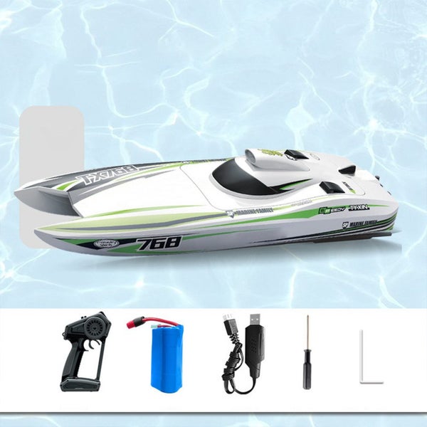 TX768 Super Dino 2.4GHz Rc Jet Boat 30km/h Brushless Turbojet Speedboat [Blue] Carousel 6