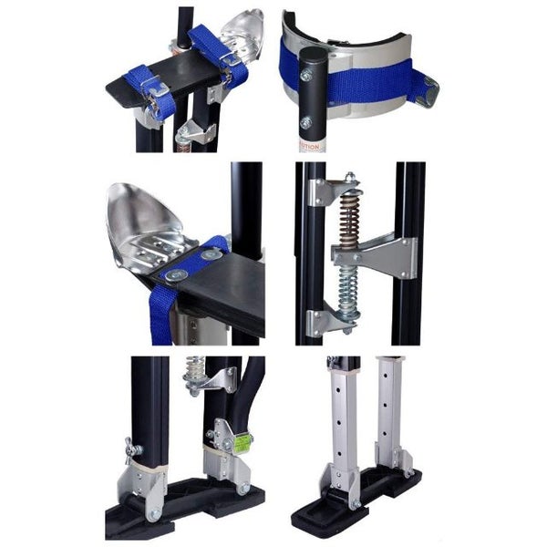 New Aluminium Adjustable 610-1020mm Anti-Skid Stilts (FREE SHIPPING) Carousel 2