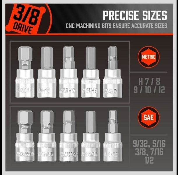 SOCKET SET 36PCS Carousel 2