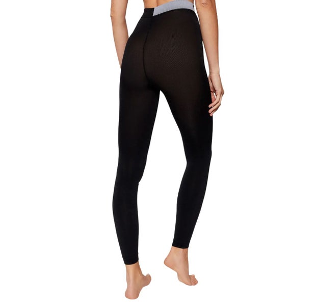 2 x Womens Calvin Klein Black Slim Fit Pull On Leggings Carousel 2
