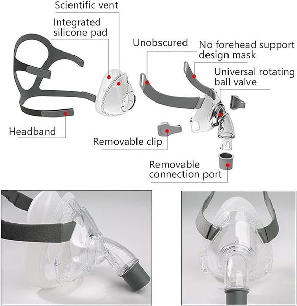 BMC F5A Full Face Mask - Large64300868140547111
