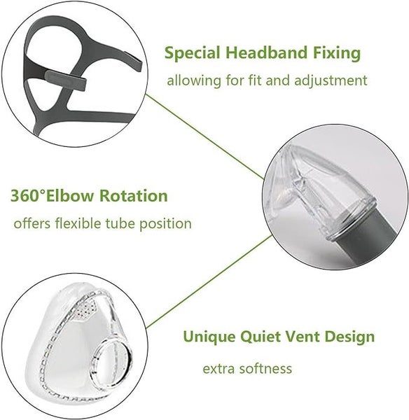 BMC F5A Full Face Mask - Large64300868140547112