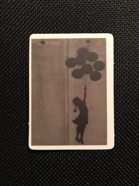 ** BANKSY ART ** 1 x Sticker - ‘Balloon Girl’ (5cm) Carousel 1