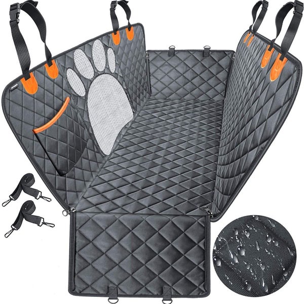 Car Pet Dog Seat Cover Large Truck Back Seat Protector Hammock Mat Waterproof Carousel 1
