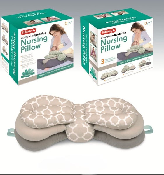 Elevated Adjustable Nursing Pillow – Comfortable Feeding Support (0m+) Carousel 1