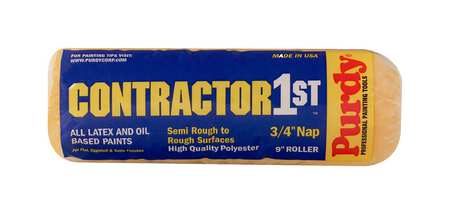 PURDY Paint Roller Cover, 9"L, 3/4"Nap, Polyester 6YAJ2 Carousel 1