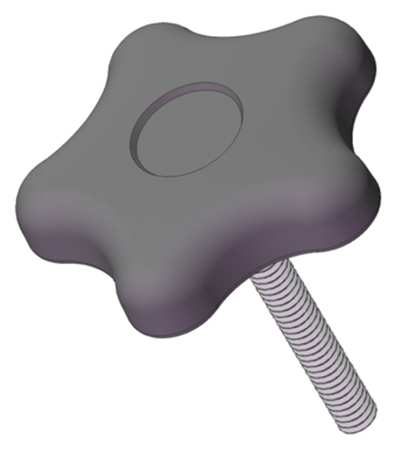 INNOVATIVE COMPONENTS Hand Knob, , 5/16"-18 3GET4 Carousel 1