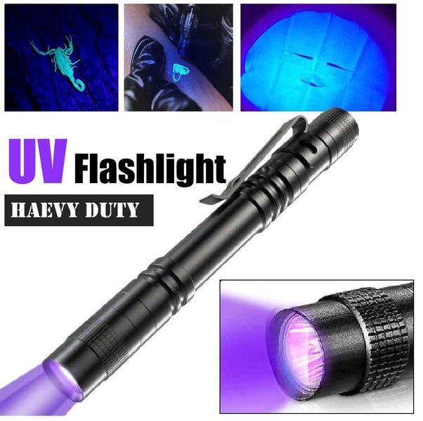 Brand New LED UV Torch Flashlight Black Light 395 nM *Clearance* Carousel 1