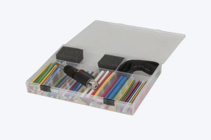 161 Piece Heatshrink Pack with Gas Powered Heat Blower TH1620 Carousel 2
