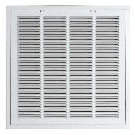 APPROVED VENDOR Filtered Return Air Grille, 24x24", White 4MJT8 Carousel 1