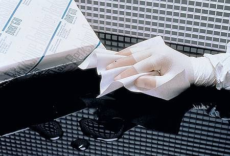 BERKSHIRE Dry Wipe, 9" x 9", White 3LDK9 Carousel 1