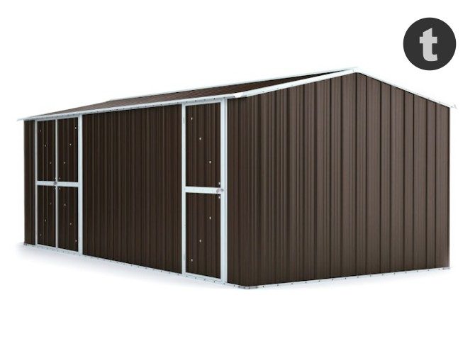 Workshop Shed 6.11m x 3.07m x 2.27m Ironsand Carousel 1