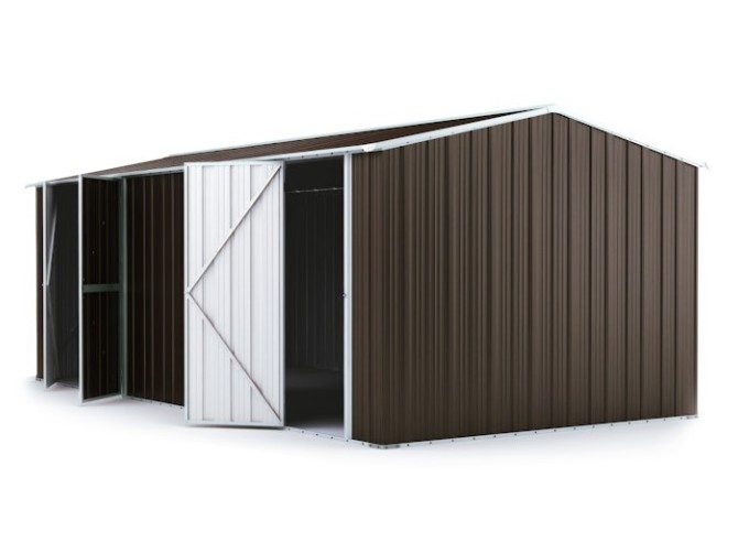 Workshop Shed 6.11m x 3.07m x 2.27m Ironsand Carousel 2