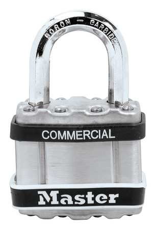 MASTER LOCK Keyed Padlock, 13/16 in, Rectangle, Silver 52TG75 Carousel 1