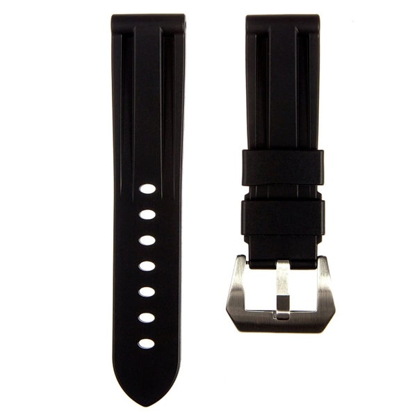 Pinnacle Rubber Watch Strap for Panerai Radiomir - Black (2420 | LSR) Carousel 3