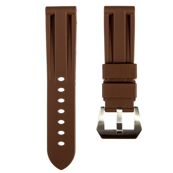Pinnacle Rubber Watch Band for Panerai Submersible - Brown (2420 | LSR) Carousel 3