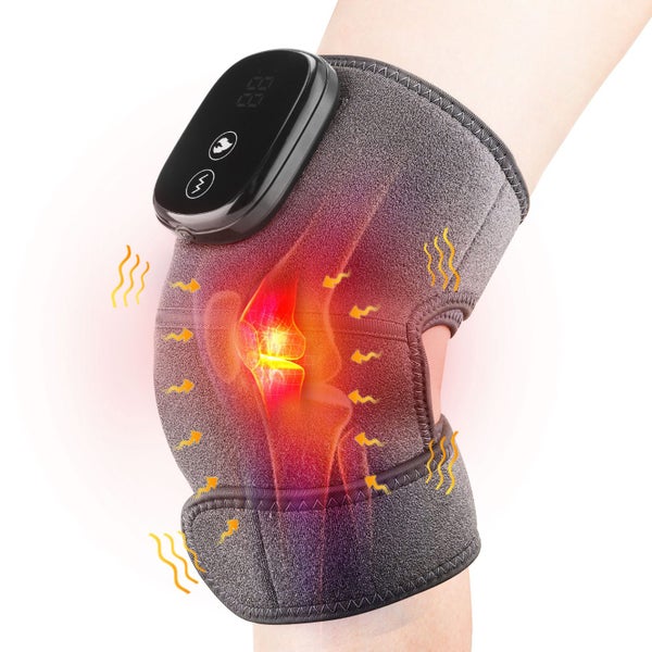 Heating Knee Massager, Knee Shoulder Elbow 3-in-1 Massage Knit Knee Brace Pads Carousel 1