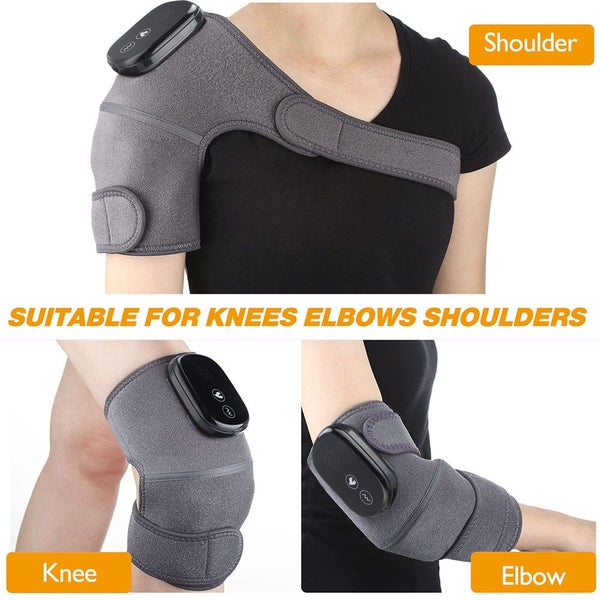 Heating Knee Massager, Knee Shoulder Elbow 3-in-1 Massage Knit Knee Brace Pads Carousel 2