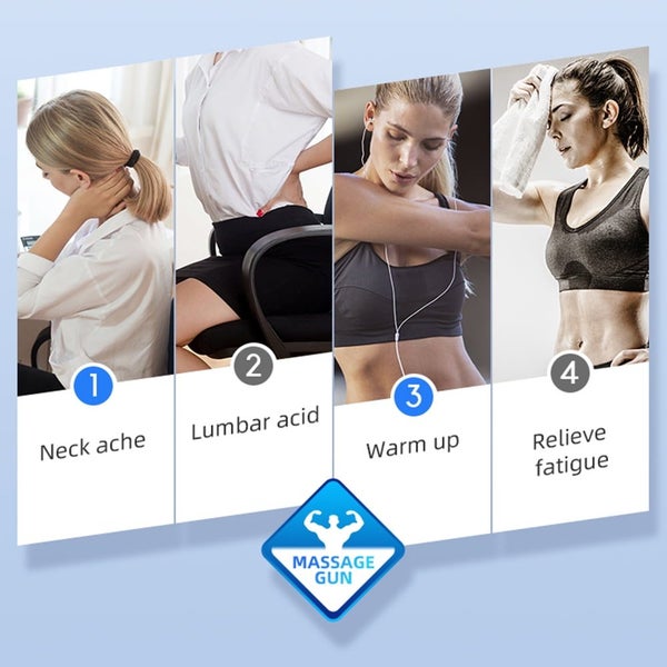 Massage Gun Deep Tissue Percussion Massager for Athletes Fascia Gun Carousel 5